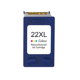 HP 22XL Color Remanufactured Ink Cartridge - Replace C9352AE/C9352CE